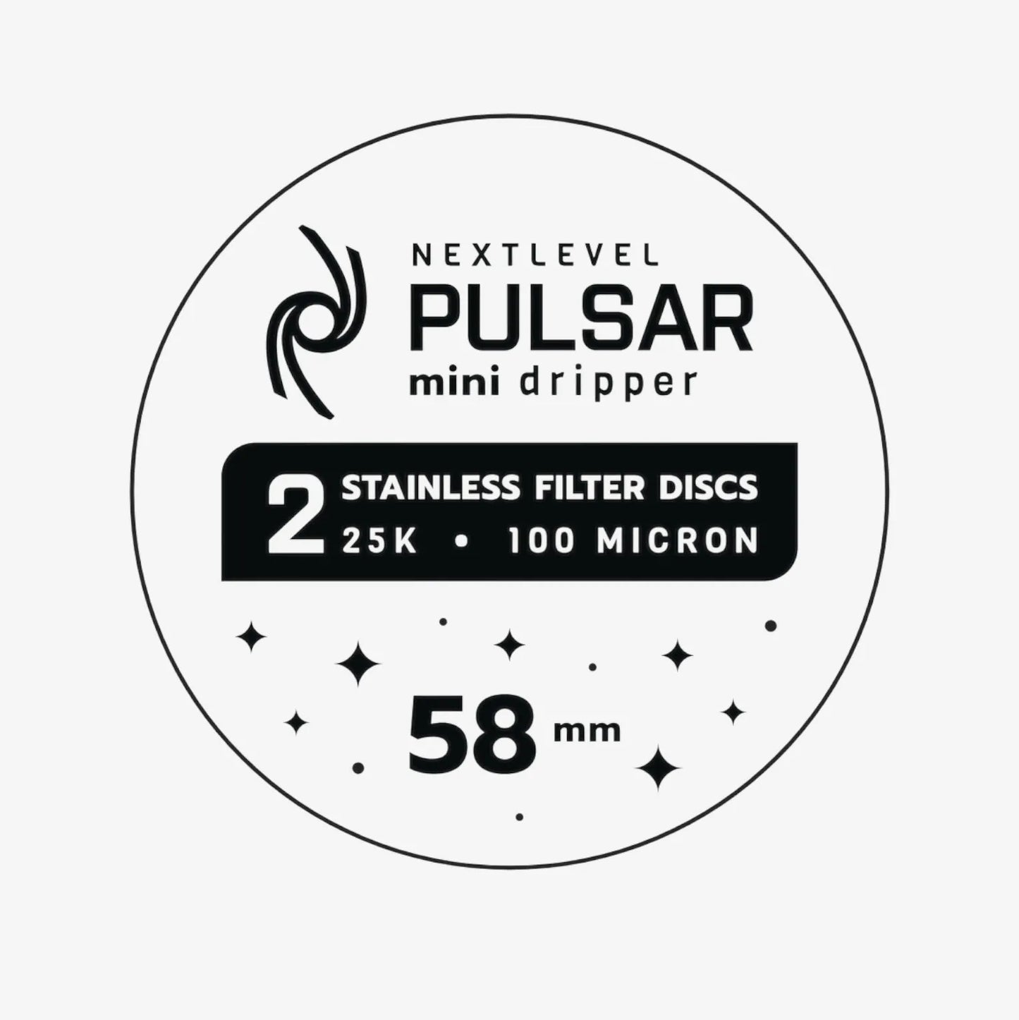Pulsar Mini - Stainless Steel Filter Discs